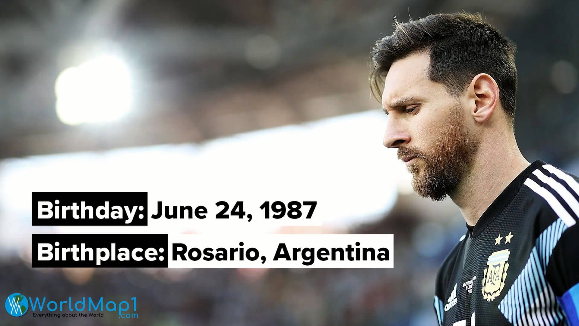 Messi 1987'de Arjantin'de doğdu.
